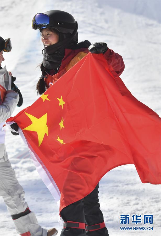 （冬奥会）（4）单板滑雪——女子U型场地：刘佳宇获得银牌