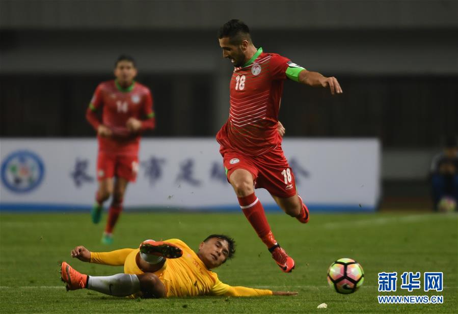 友谊赛：中国U21选拔队胜塔吉克斯坦国家队