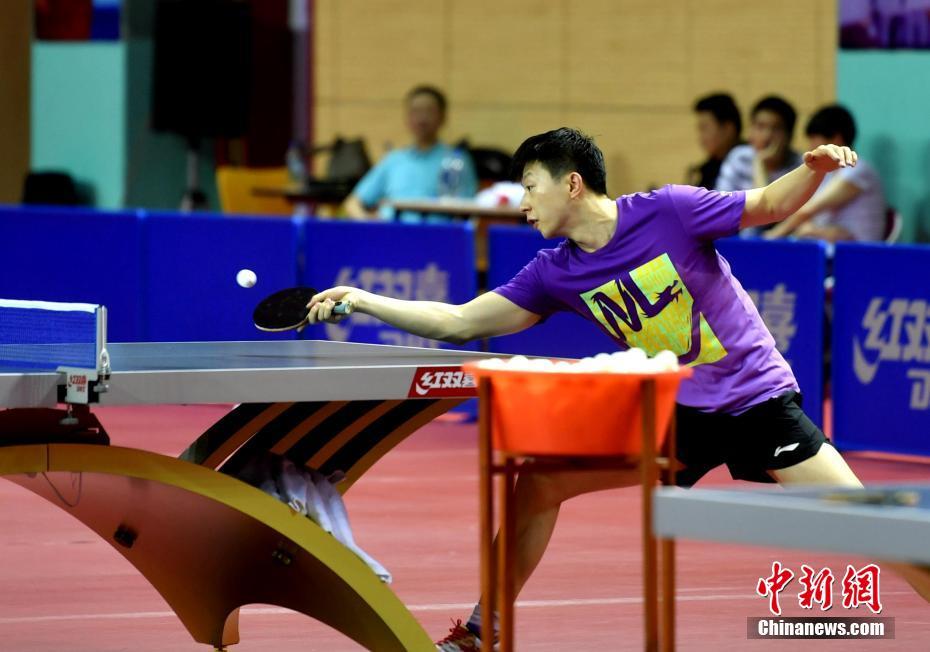 中国男乒厦门备战世界乒乓球团体锦标赛
