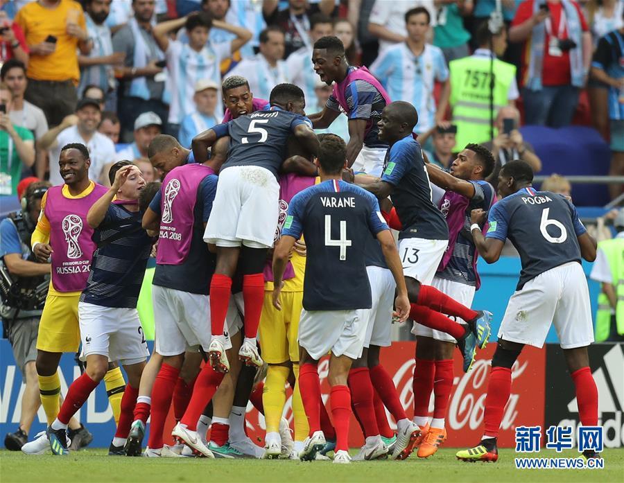 法国队4比3战胜阿根廷队晋级八强 梅西告别俄