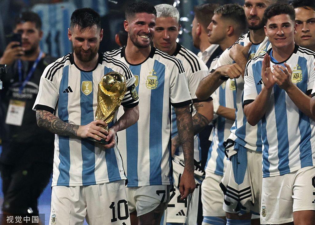 开运体育-足球世界杯冠军来啦梅西率阿根廷队6月15日现身“工体”(图1)